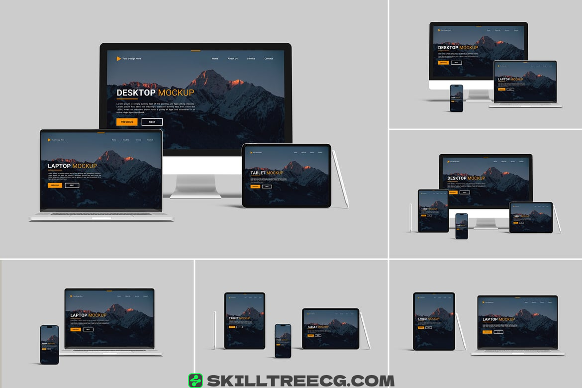 Multi Device Mockup（785155）-技能树